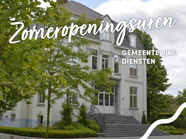 zomeropeningsuren